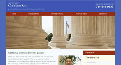 Desktop Screenshot of californiacriminaldefenselaw.com