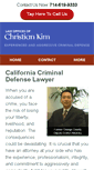 Mobile Screenshot of californiacriminaldefenselaw.com